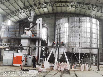 SZLH350 Animal feed making plant with Silos