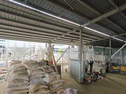 Beef cattle powder feed production line project