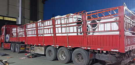 SZLH350 complete set Animal feed granulator plant packing and shipping to Henan province, China