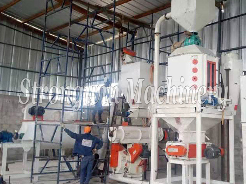 feed pellet manufacturing line