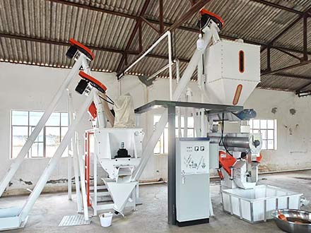 SZLH250 Goose Feed Pellet Production Plant Project