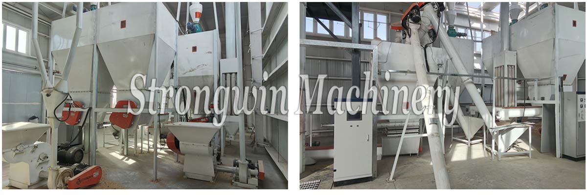 SZLH420 grass pellet feed production line in Xinjiang Province, China