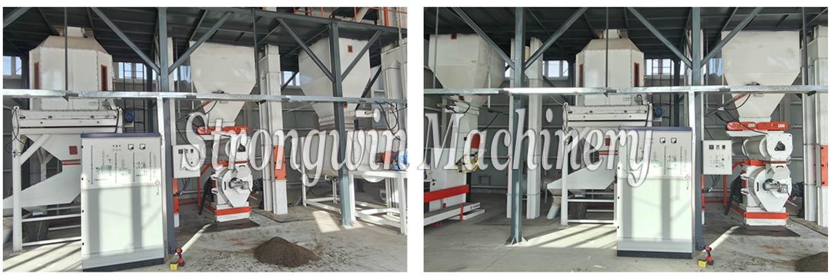 SZLH420 grass pellet feed production line in Xinjiang Province, China