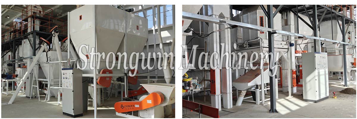 SZLH420 grass pellet feed production line in Xinjiang Province, China