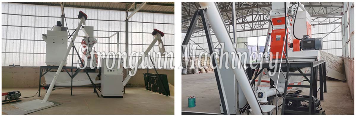 Installation and commissioning of corn crushing system for customers in Zhangjiakou