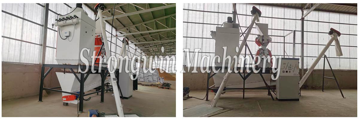 Installation and commissioning of corn crushing system for customers in Zhangjiakou