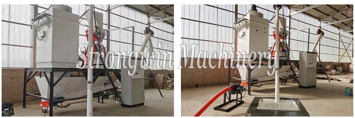 Installation and commissioning of corn crushing system for customers in Zhangjiakou