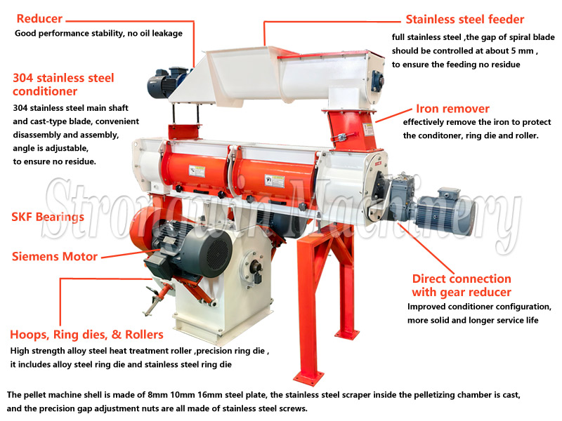 animal feed pellet machine 