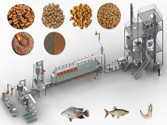 fish feed production