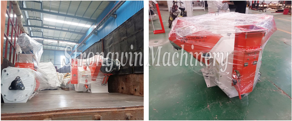 SZLH250 Feed Pellet Mill Machine packing and shipping to Senegal