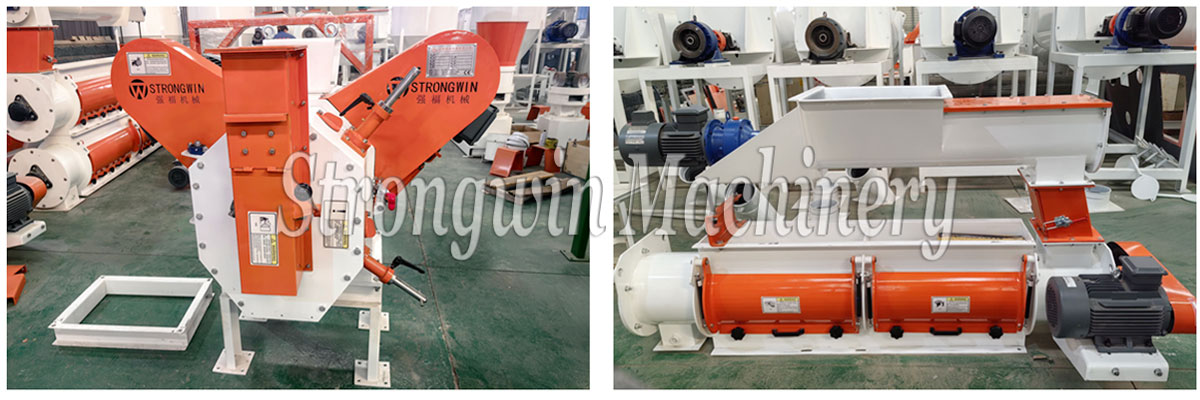 SZLH250 animal feed production machine packing and shipping to Hunan Province, China