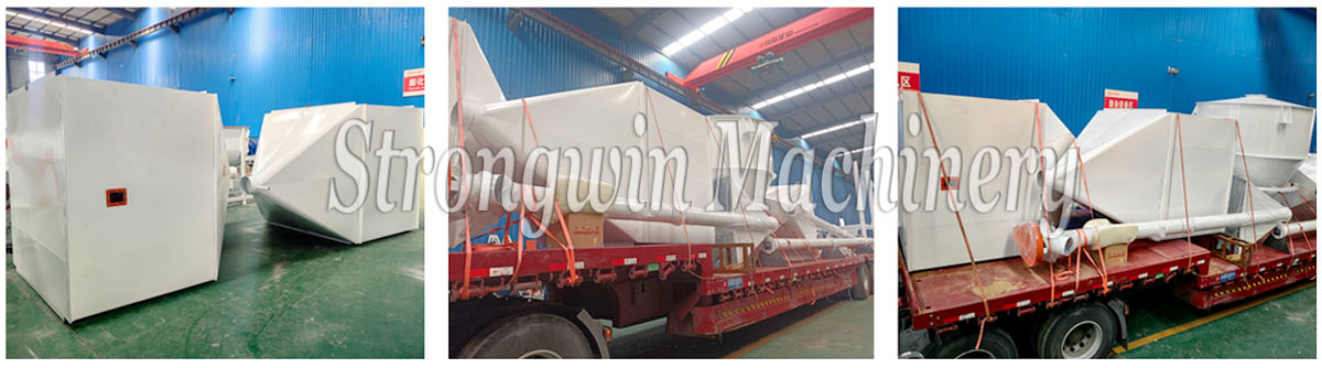 55KW animal feed powder production plant packing and shipping to Henan Province, China