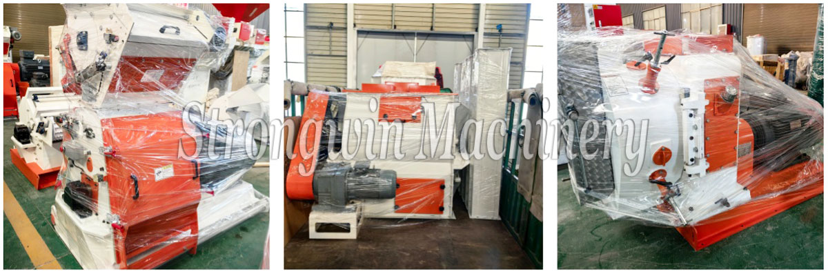 SZLH350 complete set Animal feed granulator plant packing and shipping to Henan province, China