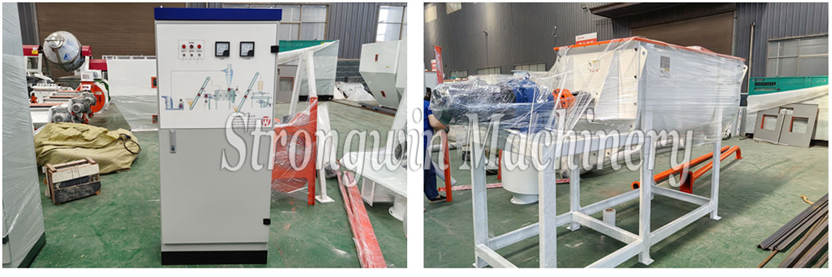 SZLH250 feed production unit machines packing and shipping to Qinhai, Chiia