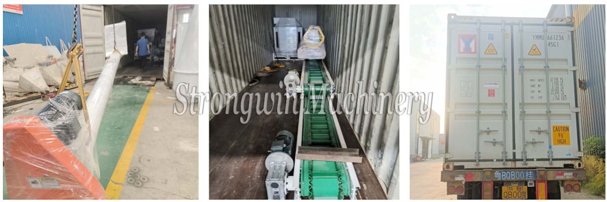 2-4 TPH Animal Feed Pellet Manufacturing Machine Plant packing and shipping to Mexico