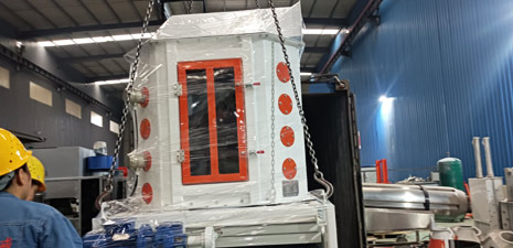 SZLH250 Feed Pellet Machine Plant packing and shipping to Peru