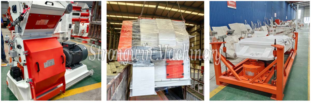 Animal feed pellet system equipment packing and shipping to Gansu Province, China