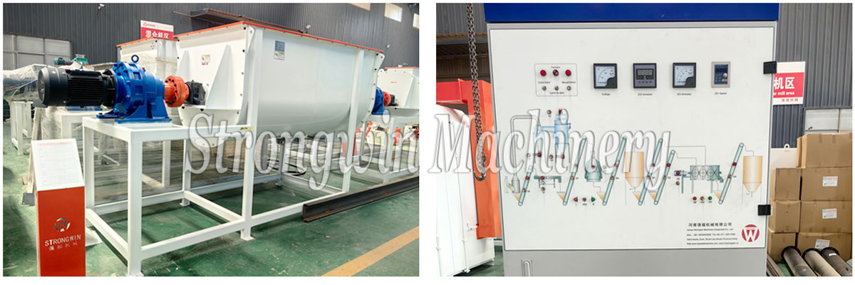 37kw animal feed powder production unit machines packing and shipping to Guinea