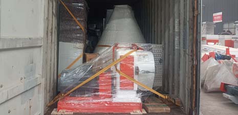 3 TPH Poultry Feed Pellet Production Machine packing and shipping to Senegal