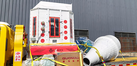 2 sets of Animal Feed Cooling System Equipment packing and shipping to Liaoning, China