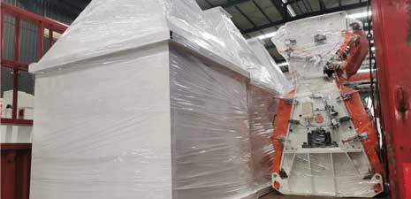 5-8t/h complete set feed powder plant packing to Jilin