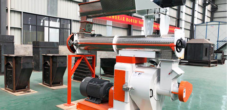 Straw feed pellet machine