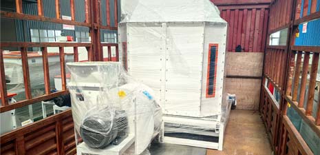 Animal Feed Pellet Cooling System Machine packing and shipping to Laos