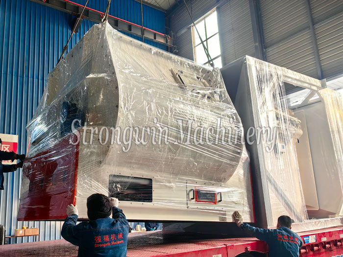 Part equipments of SZLH508 pig feed manufacturing plant packing and shipping to Gansu Province, China