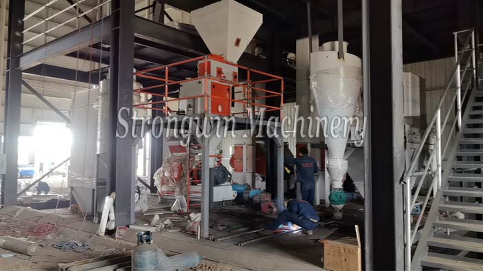 10TPH SZLH420 Feed Pellet Production Plant Project in Gansu Province, China