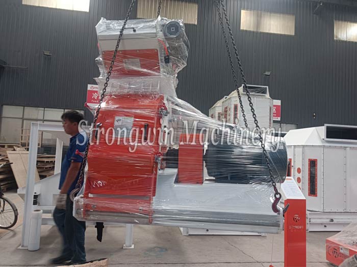 37 kw feed powder production plant packing and shipping to Zhangjiakou