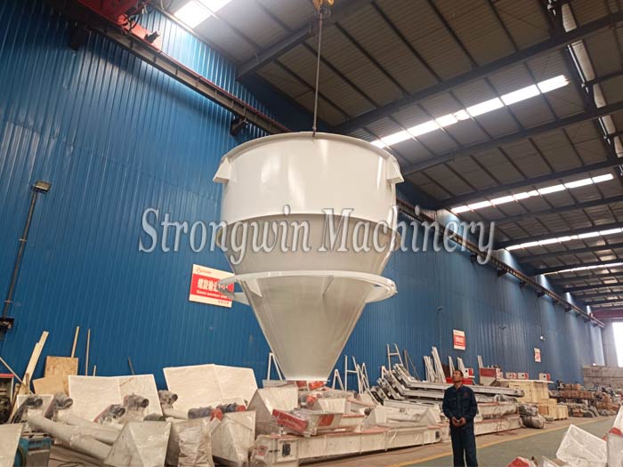 55KW animal feed powder production plant packing and shipping to Henan Province, China