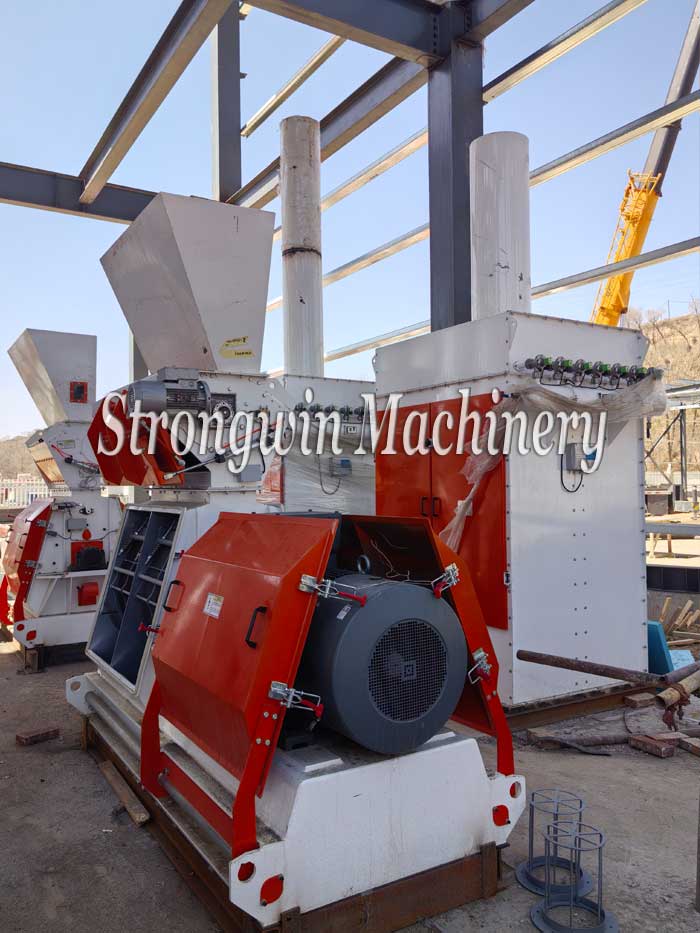 30 tons per hour poultry feed production plant in Gansu Province, China