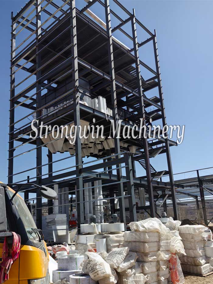 30 tons per hour poultry feed production plant in Gansu Province, China