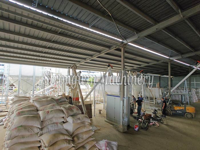 Beef cattle powder feed production line project