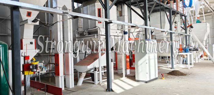 SZLH420 grass pellet feed production line in Xinjiang Province, China