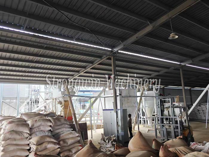 Beef cattle powder feed production line project