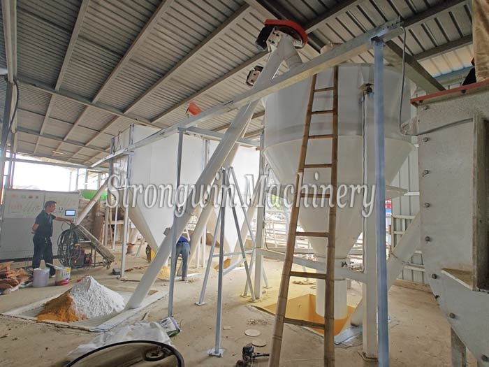 Beef cattle powder feed production line project