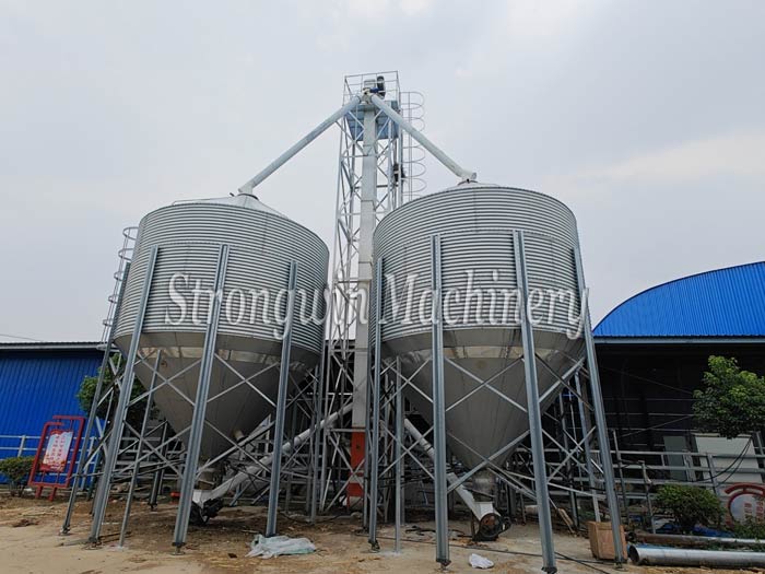 Beef cattle powder feed production line project