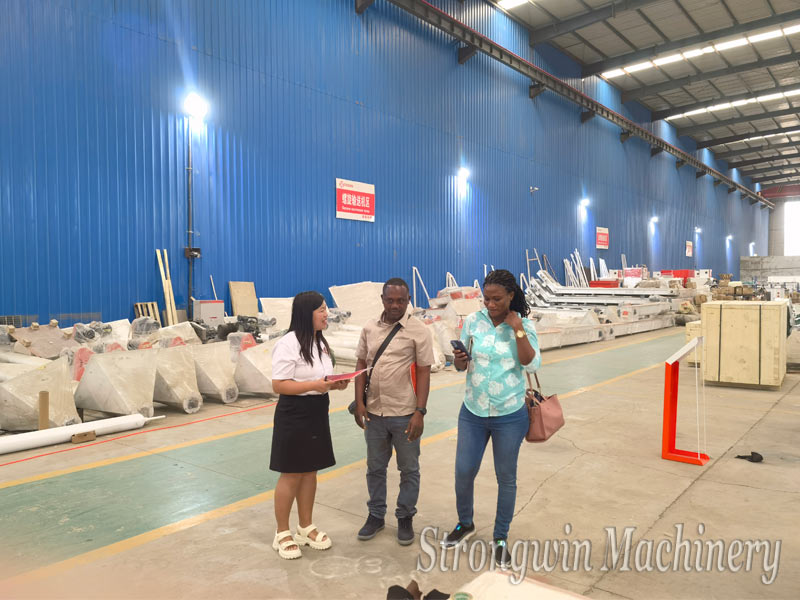 Customers from Ghana visits our factory for feed pellet plants