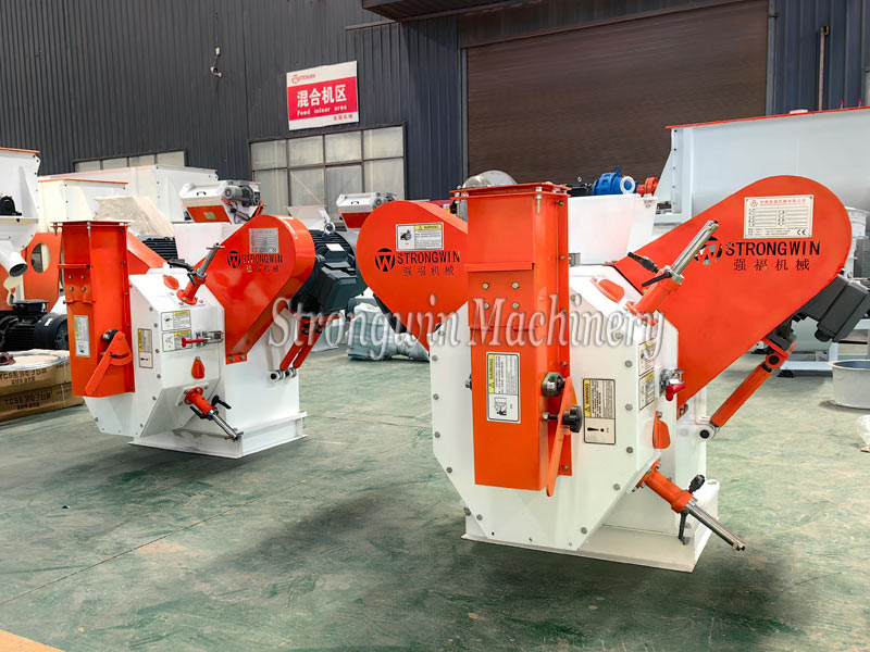 SZLH250 animal feed production unit machines packing and shipping to Peru