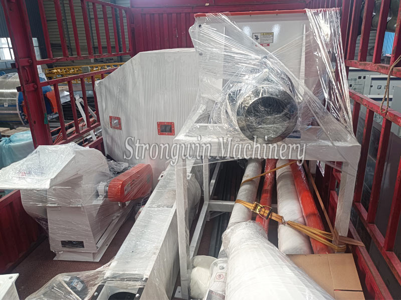 SZLH250 feed production unit machines packing and shipping to Qinhai, Chiia