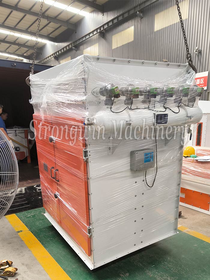 75Kw Animal Feed Powder Production System Machine packing and shipping to Ecuador