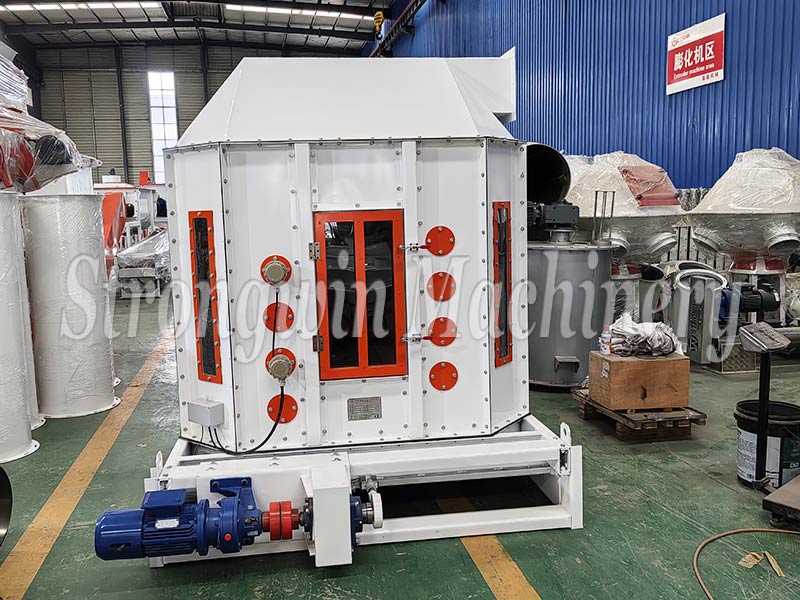 Animal Feed Pellet Cooling System Machine packing and shipping to Laos