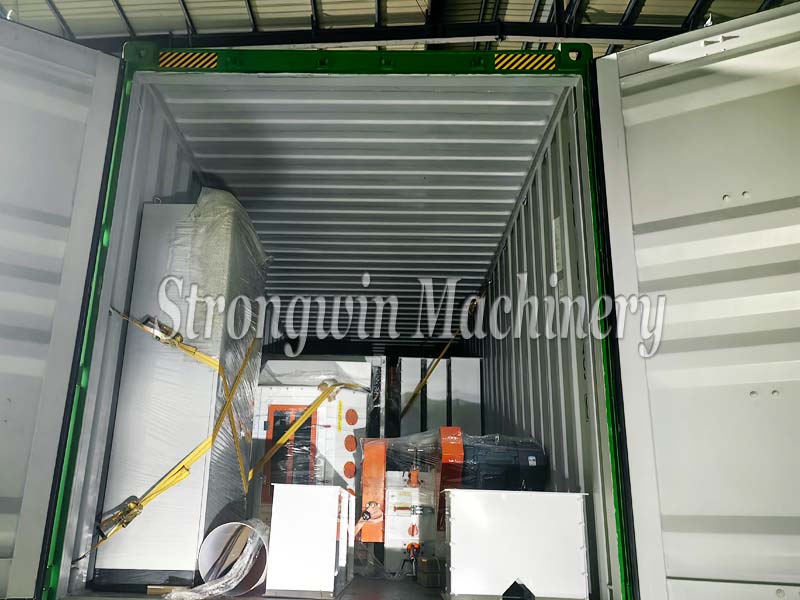 2 TPH Bird Feed Pellet Manufacturing Machine Plant packing and shipping to Kenya