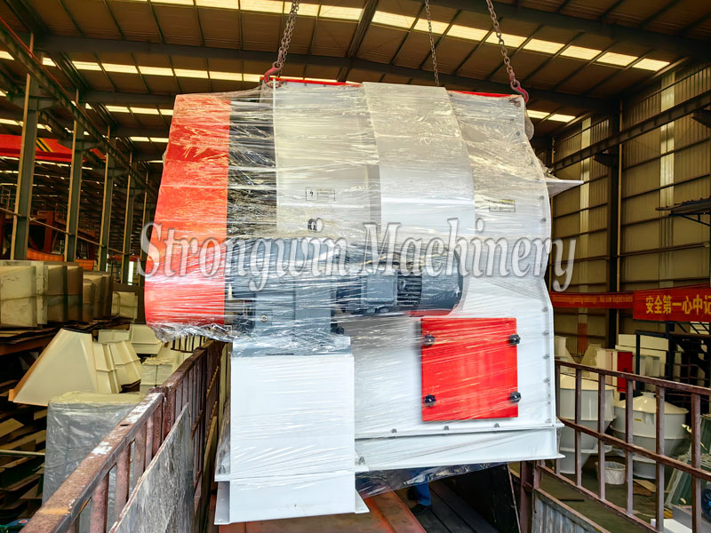 Animal feed pellet system equipment packing and shipping to Gansu Province, China