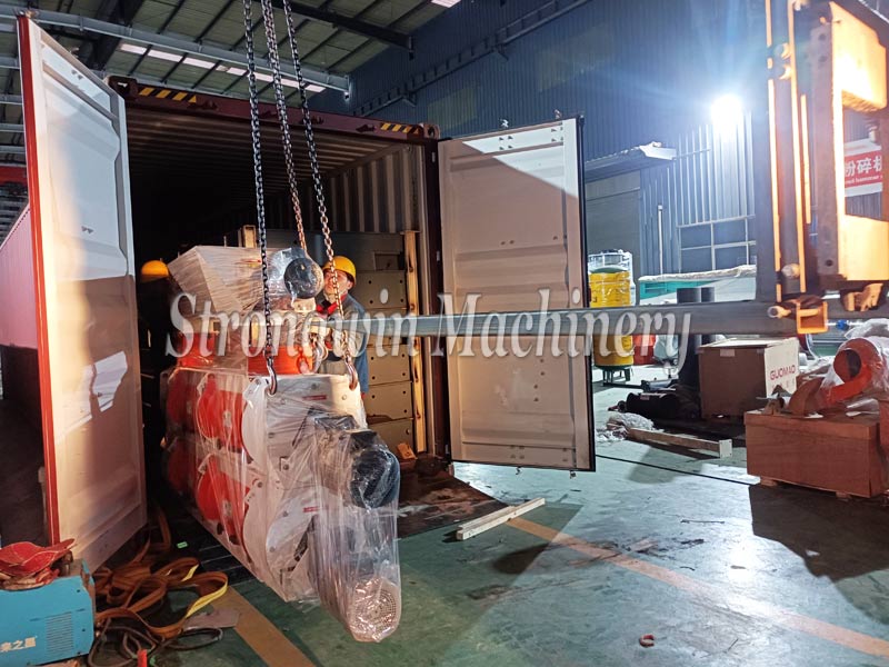 SZLH320 Feed Pellet Plant Machine packing and shipping to Peru