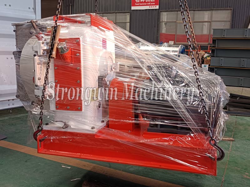 SZLH320 Feed Pellet Plant Machine packing and shipping to Peru